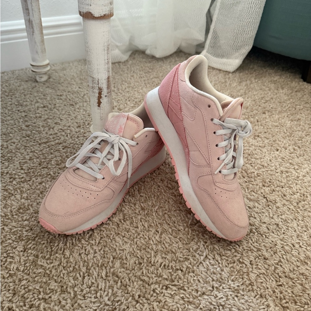 Women's Pink Sneakers - Picture 3 of 10